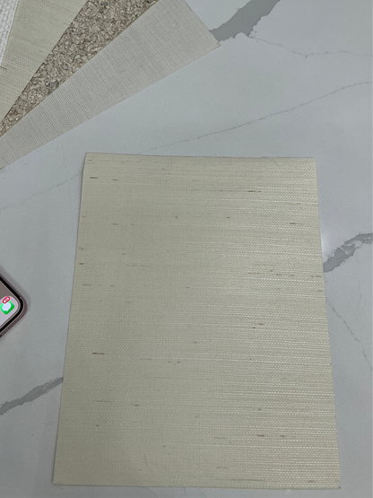 Essential Sisal Cream Natural Grasscloth Per Yard