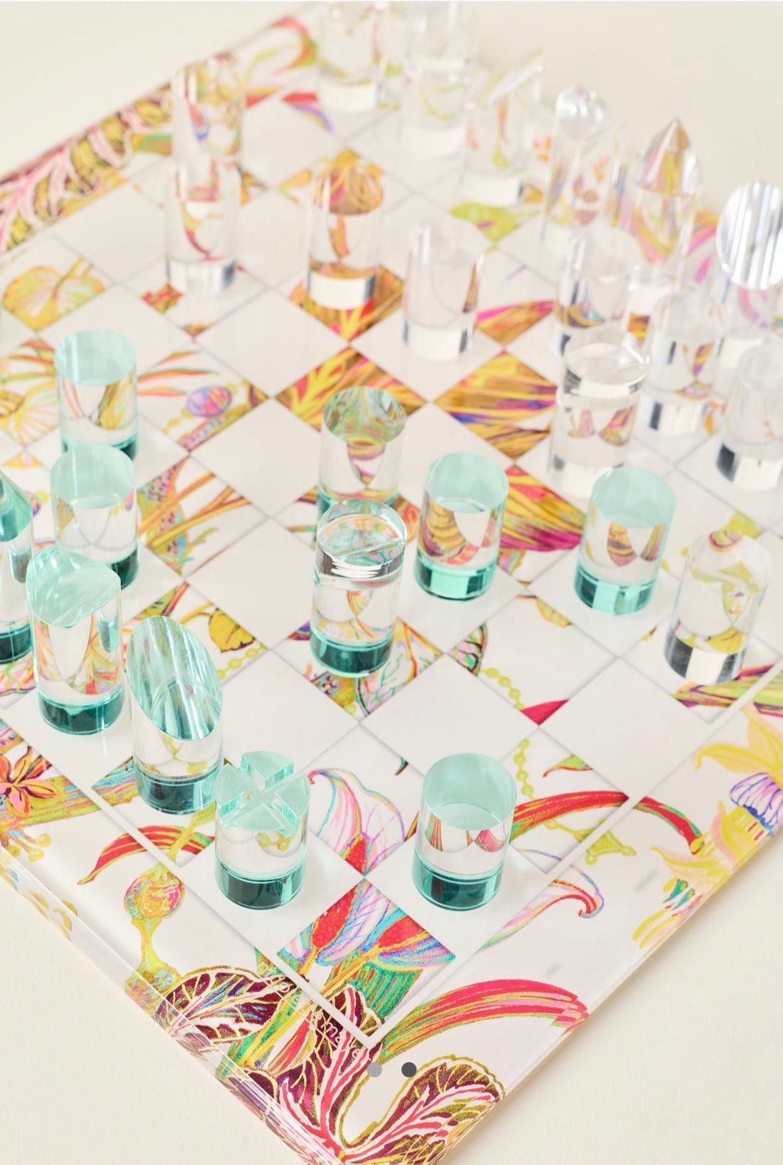 Amazonia Splendor Acrylic Chess - nicolettemayer.com