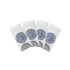 Chinois Ceramic Ming Blue Cotton Sateen Dinner Napkins - nicolettemayer.com