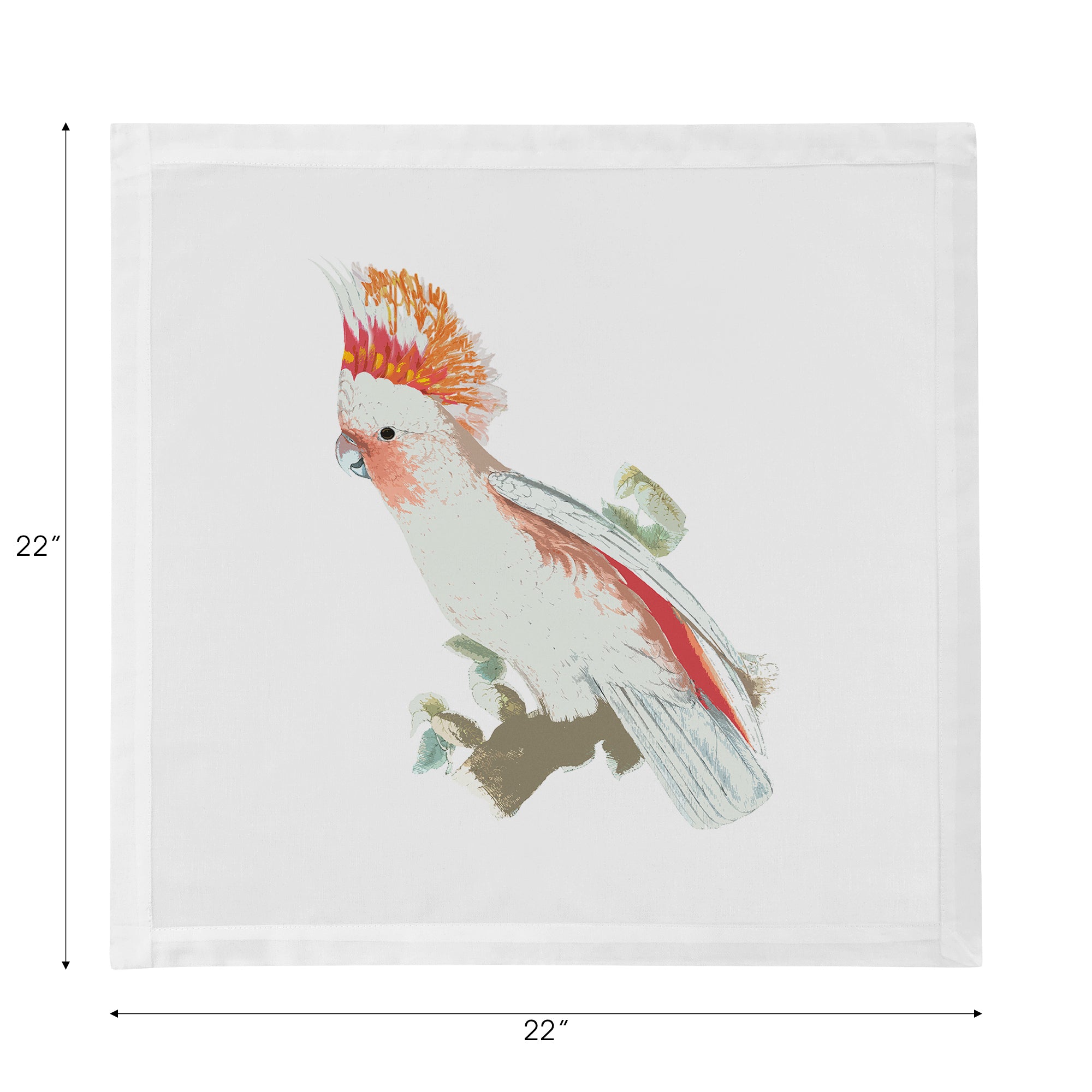Cockatoo Cotton Sateen Dinner Napkins - nicolettemayer.com