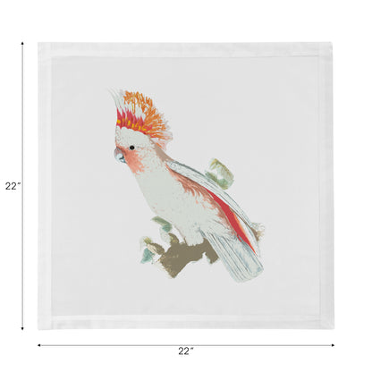 Cockatoo Cotton Sateen Dinner Napkins - nicolettemayer.com