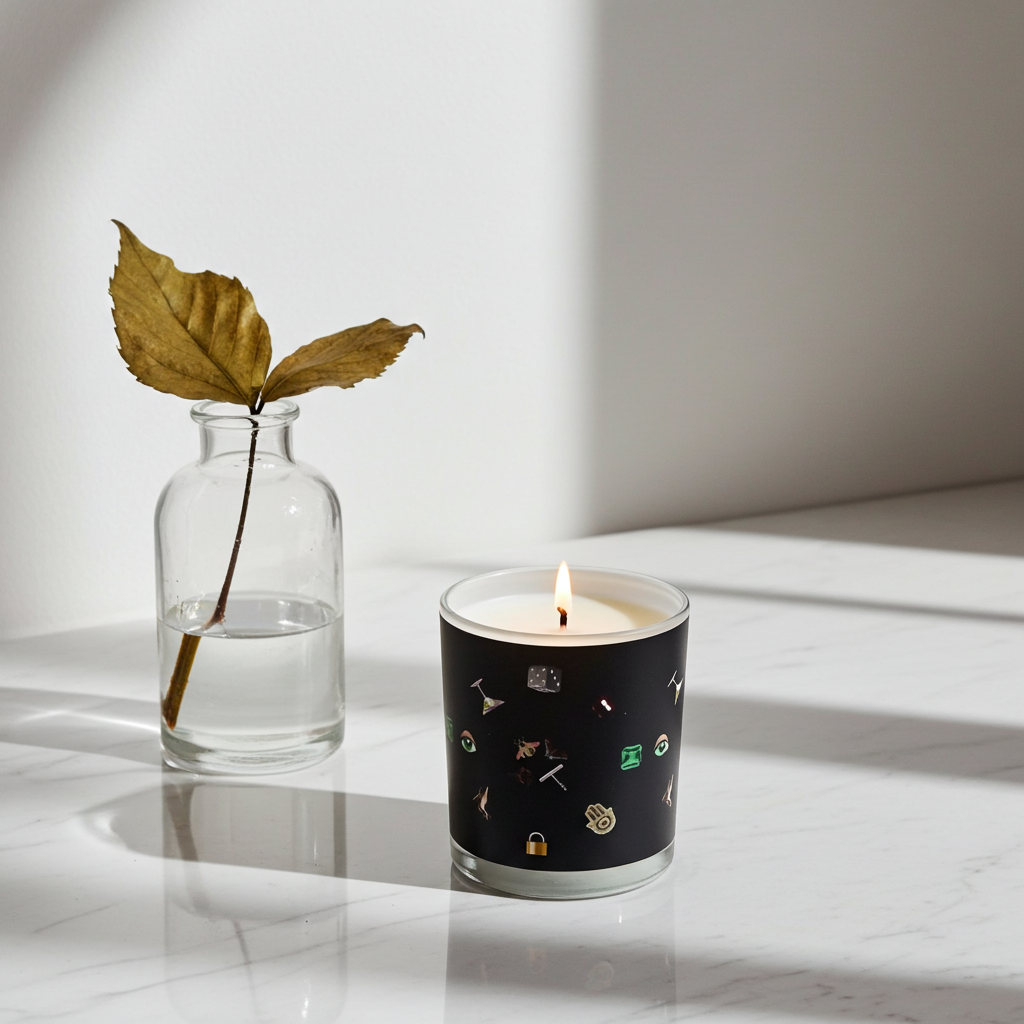 Precise Edge Black Candle - nicolettemayer.com