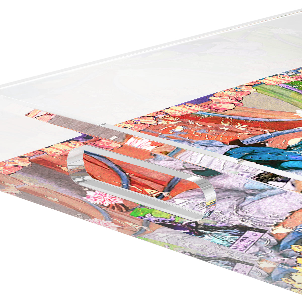 Casanova Acrylic Rectangle Decorative Tray, by Nicolette Mayer