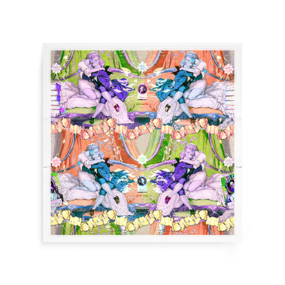 Casanova Chartreuse Acrylic Decorative Tray, 12 x 12 in. by Nicolette Mayer 