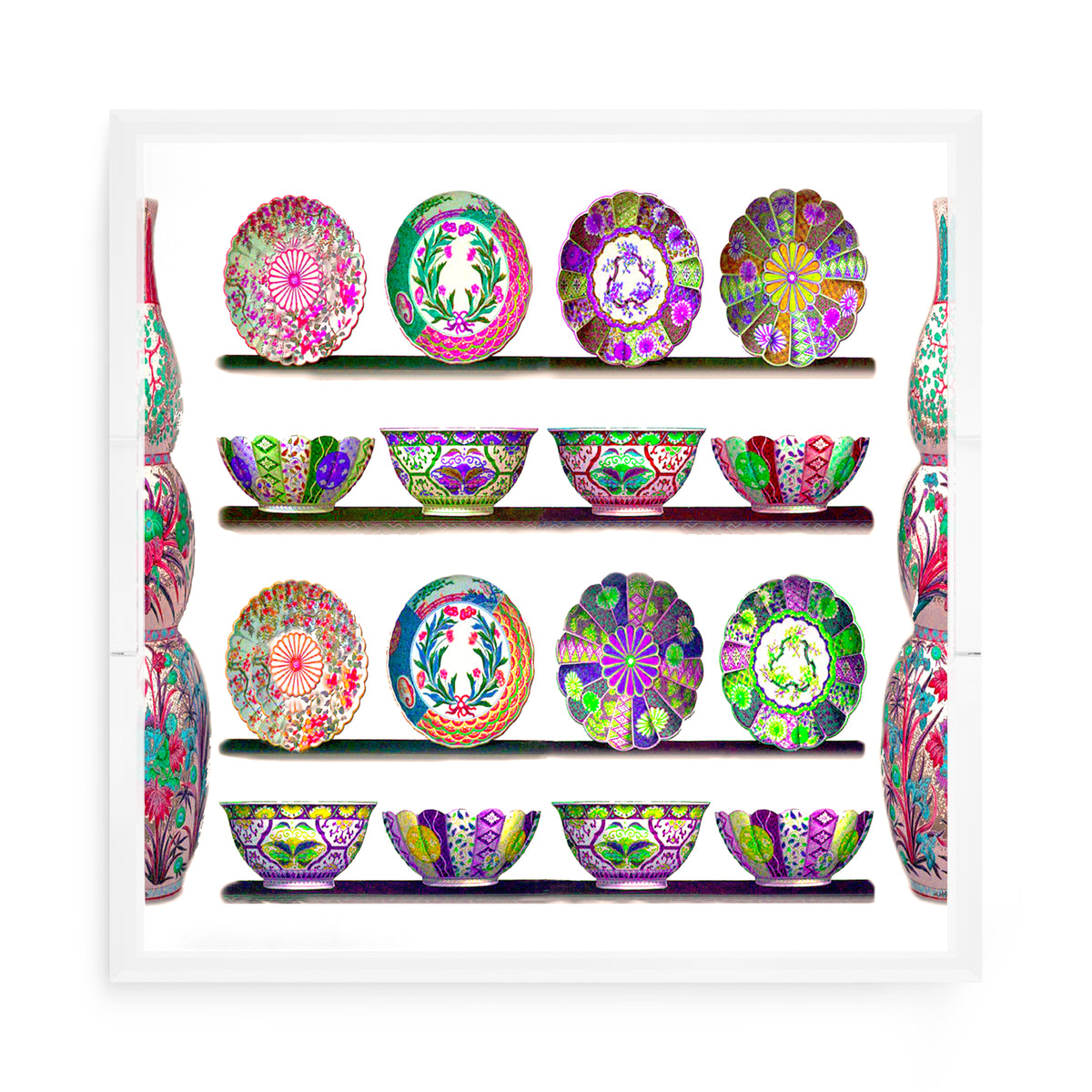 Ceramic Menagerie Acrylic Square Decorative Tray