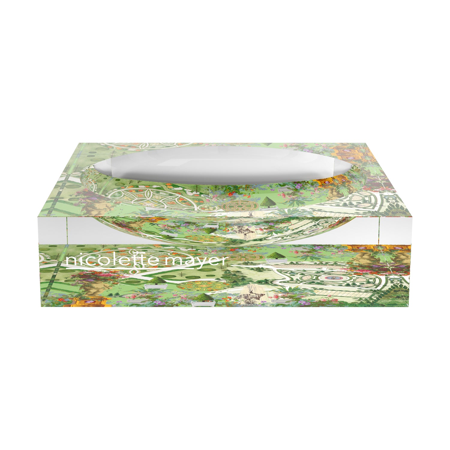 Chateau Garden Acrylic Candy Catchall Dish - nicolettemayer.com