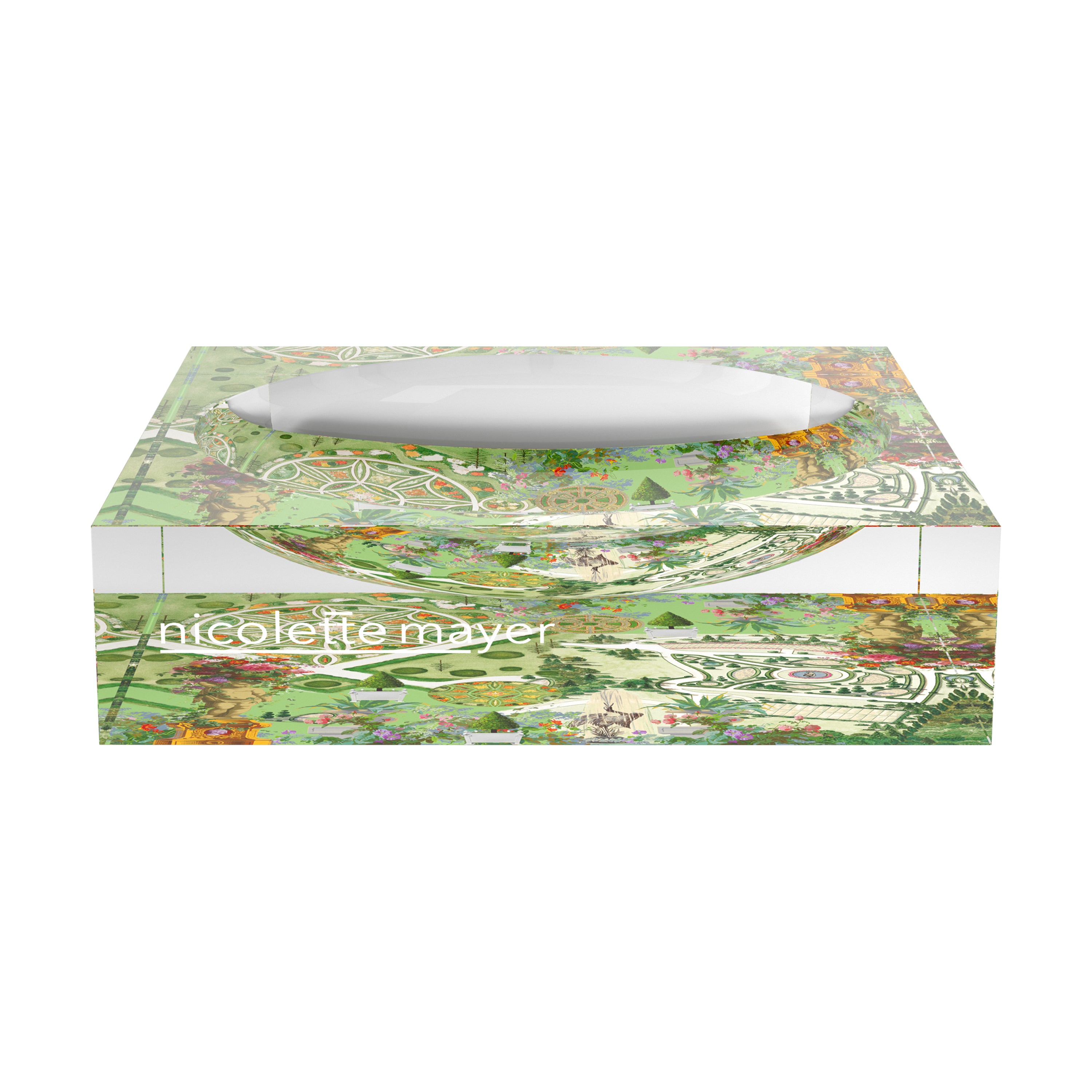 Chateau Garden Acrylic Candy Catchall Dish - nicolettemayer.com
