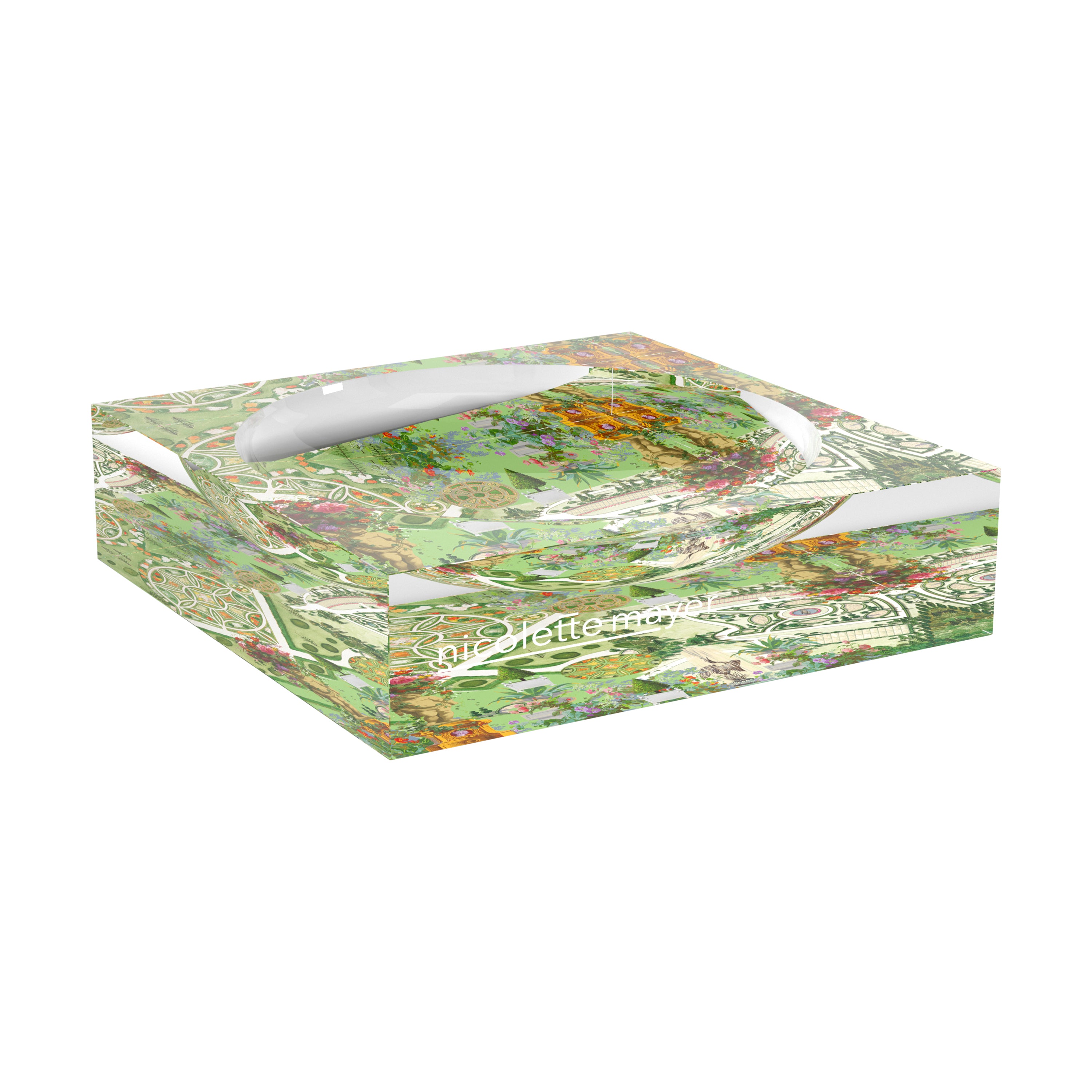 Chateau Garden Acrylic Candy Catchall Dish - nicolettemayer.com