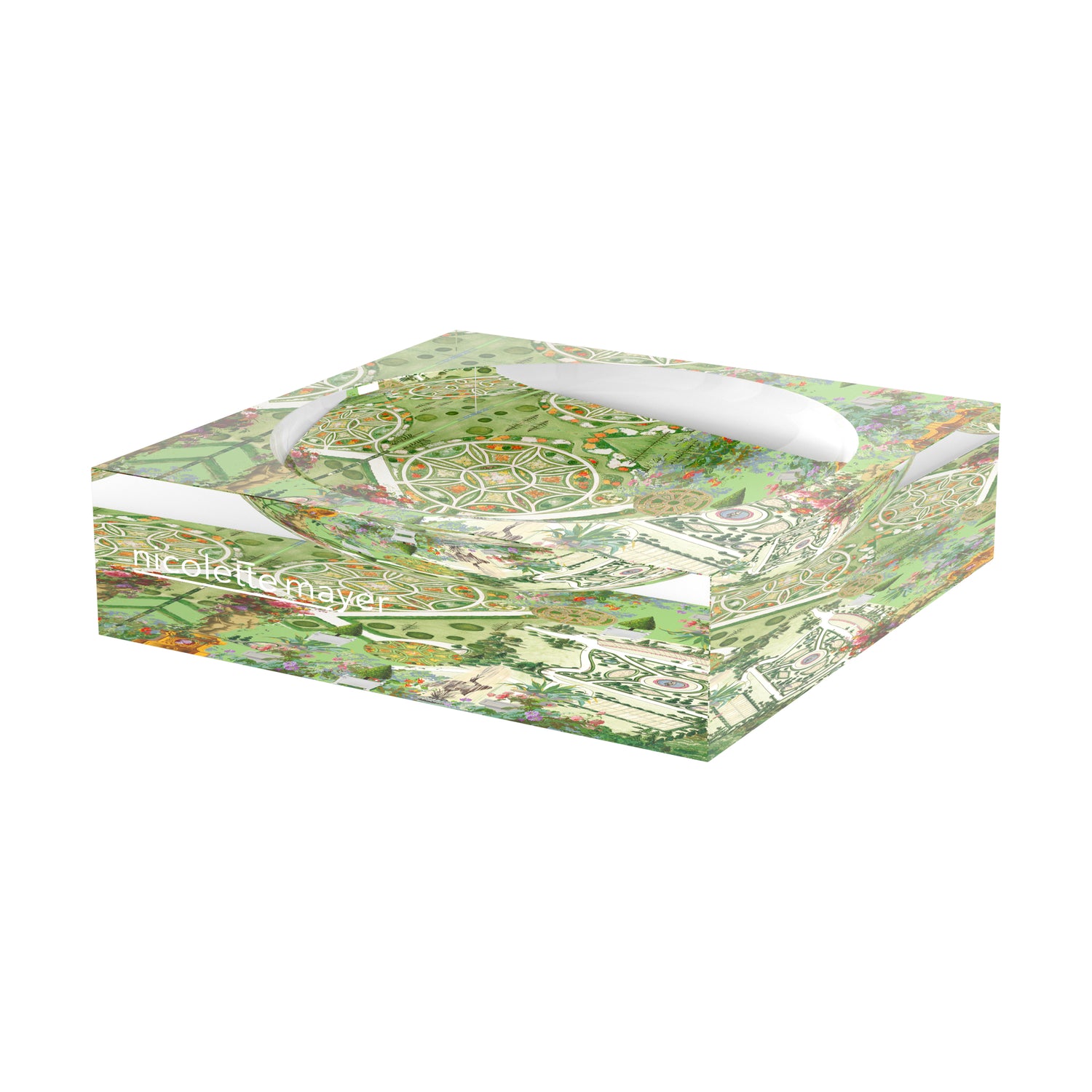 Chateau Garden Acrylic Candy Catchall Dish - nicolettemayer.com