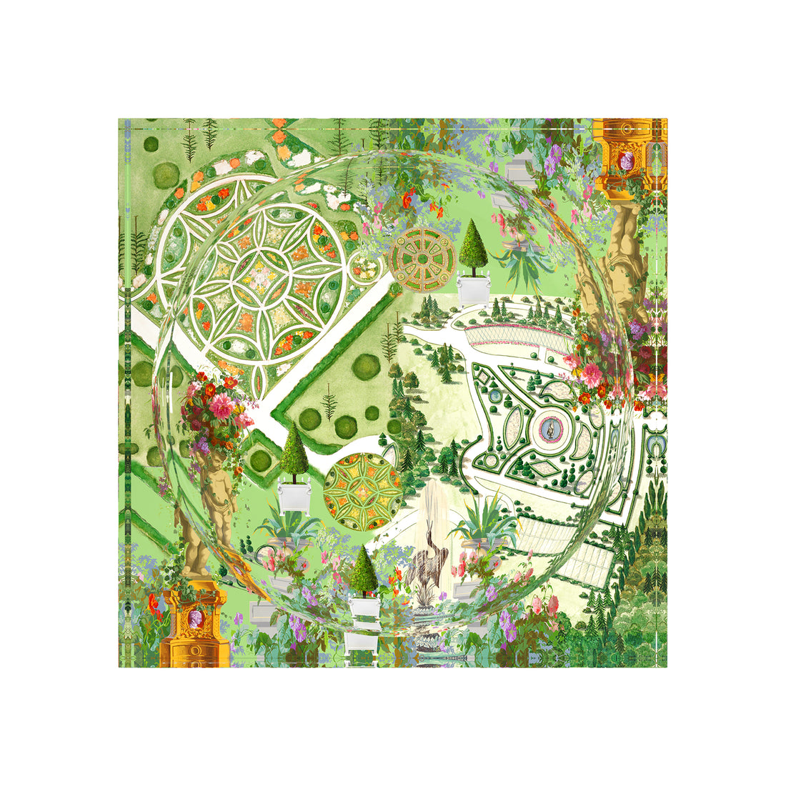 Chateau Garden Acrylic Candy Catchall Dish