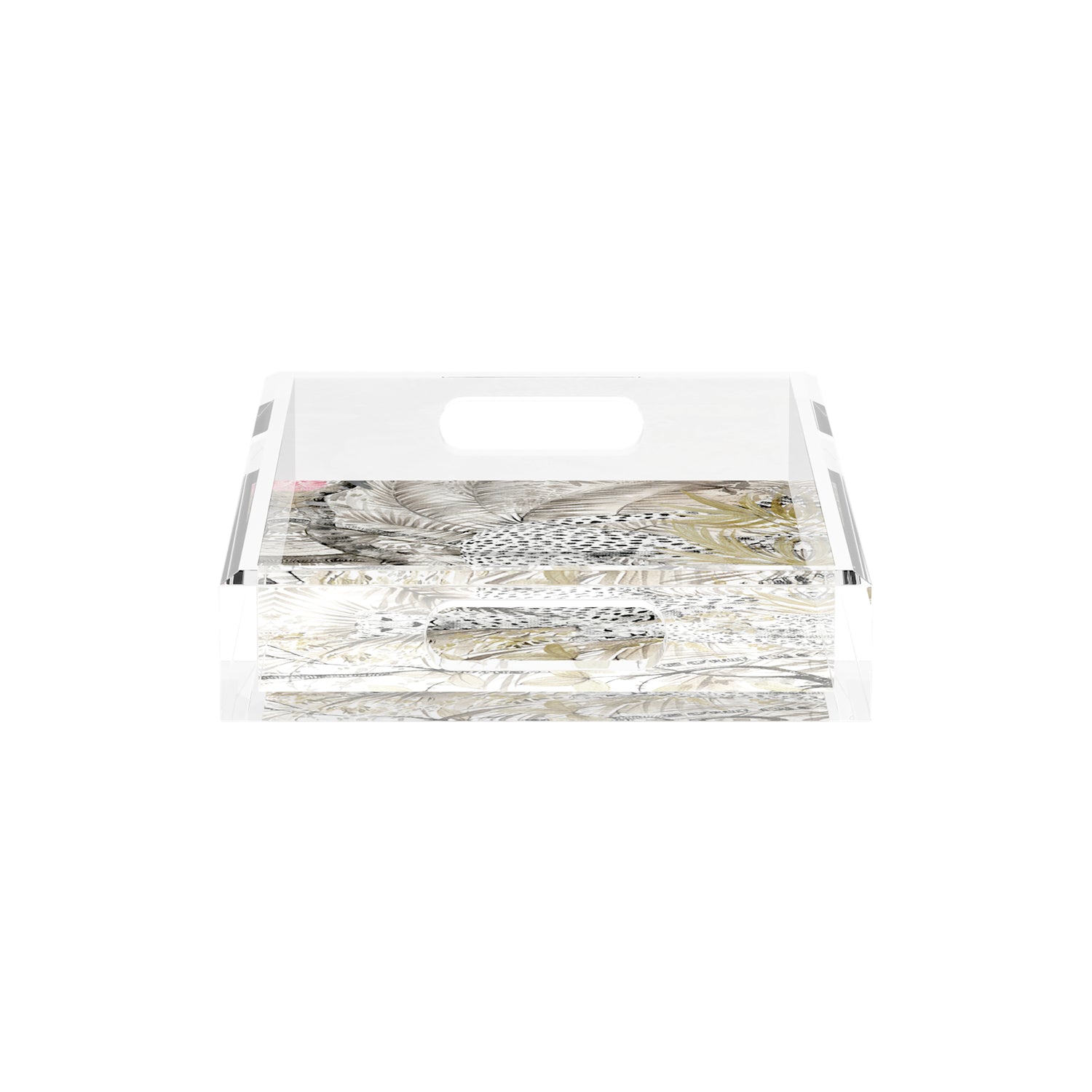 Arcadia Cheetah 12.5X7.75 Acrylic Tray - nicolettemayer.com 
