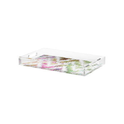 Chevron Richesse Acrylic Decorative Tray, 12.5 x 7.75 in. by Nicolette Mayer 