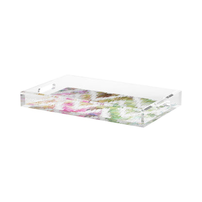 Chevron Richesse Acrylic Decorative Tray, 17 x 10.5 in. by Nicolette Mayer 