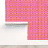 Chiang Mai Pink Orange Peel and Stick Wallpaper - nicolettemayer.com