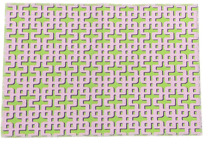 Tapis lavable en chenille Chiang Mai Lilac Mimi