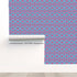 Chiang Mai Pink Blue Peel and Stick Wallpaper - nicolettemayer.com