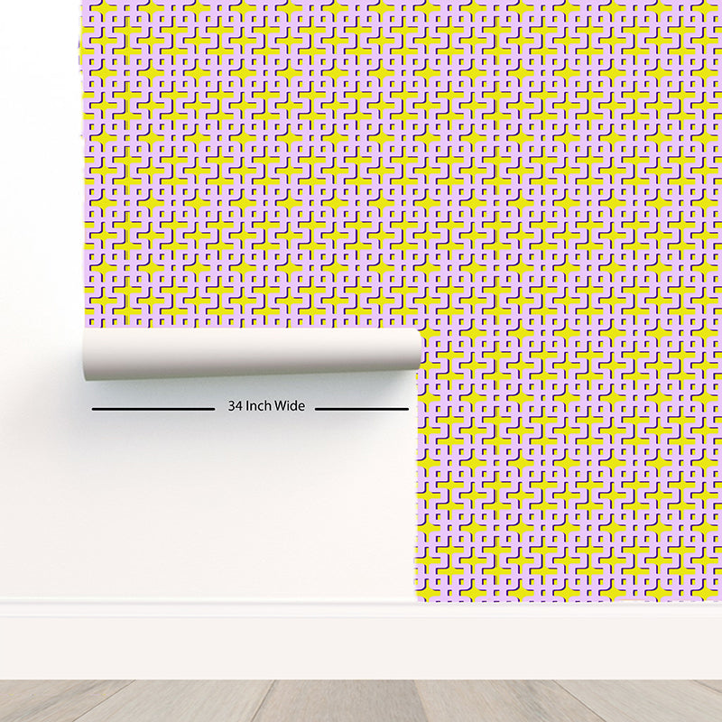 Chiang Mai Wisteria Agam Peel and Stick Wallpaper - nicolettemayer.com