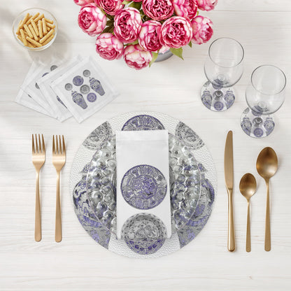 Chinois Lavender 4" Dinner Napkins- nicolettemayer.com
