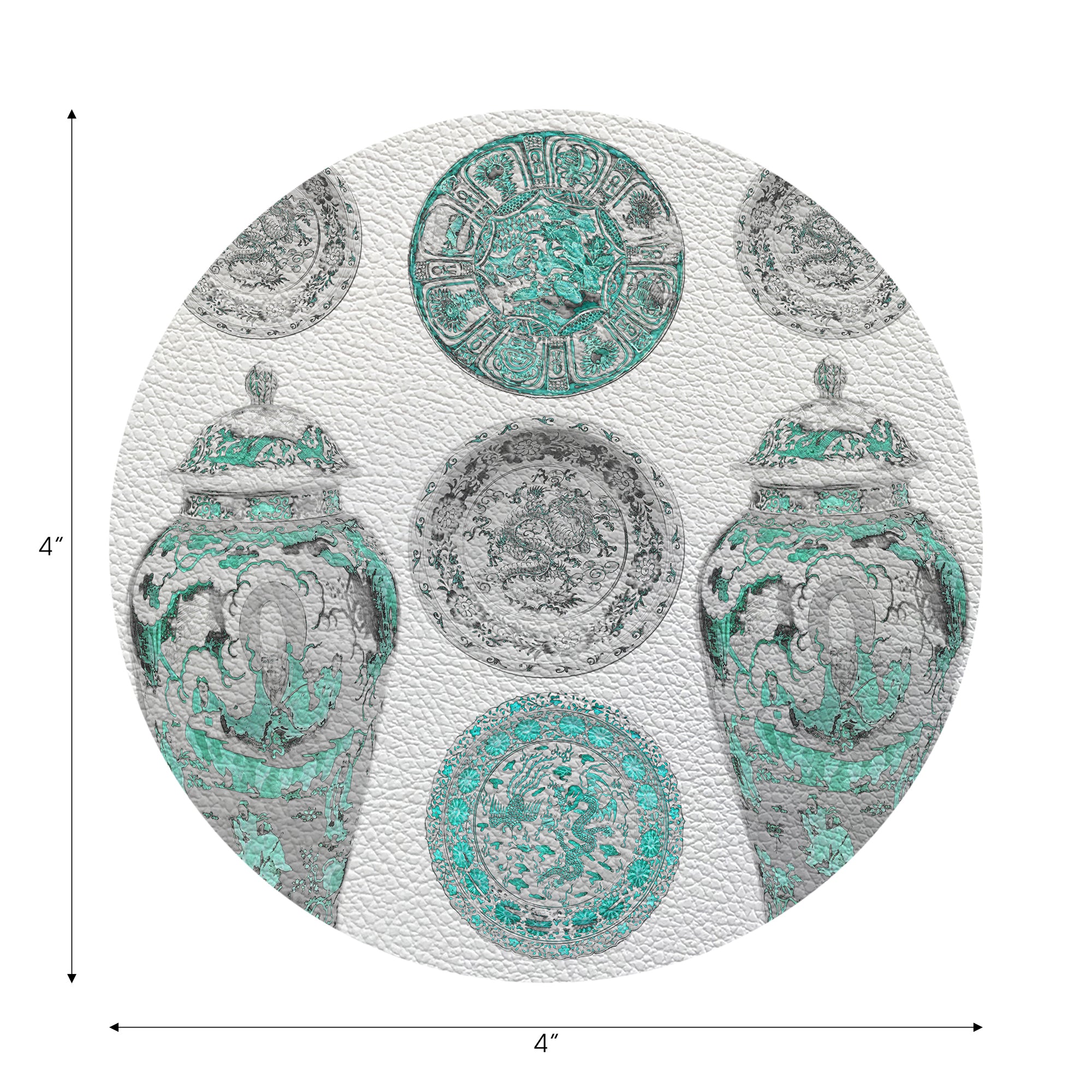Chinois Cerulean 4" Dinner Napkins- nicolettemayer.com
