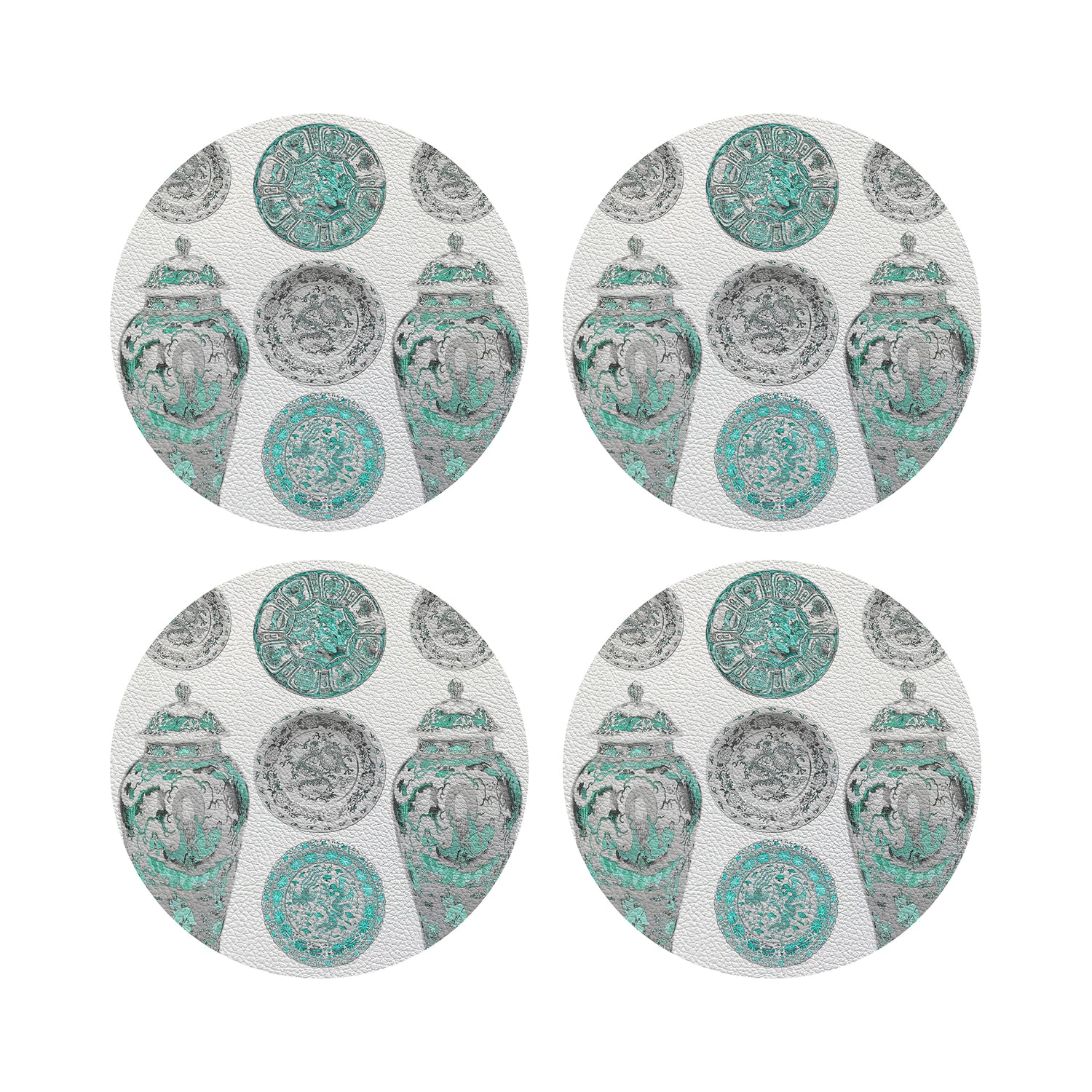 Chinois Cerulean 4" Dinner Napkins- nicolettemayer.com

