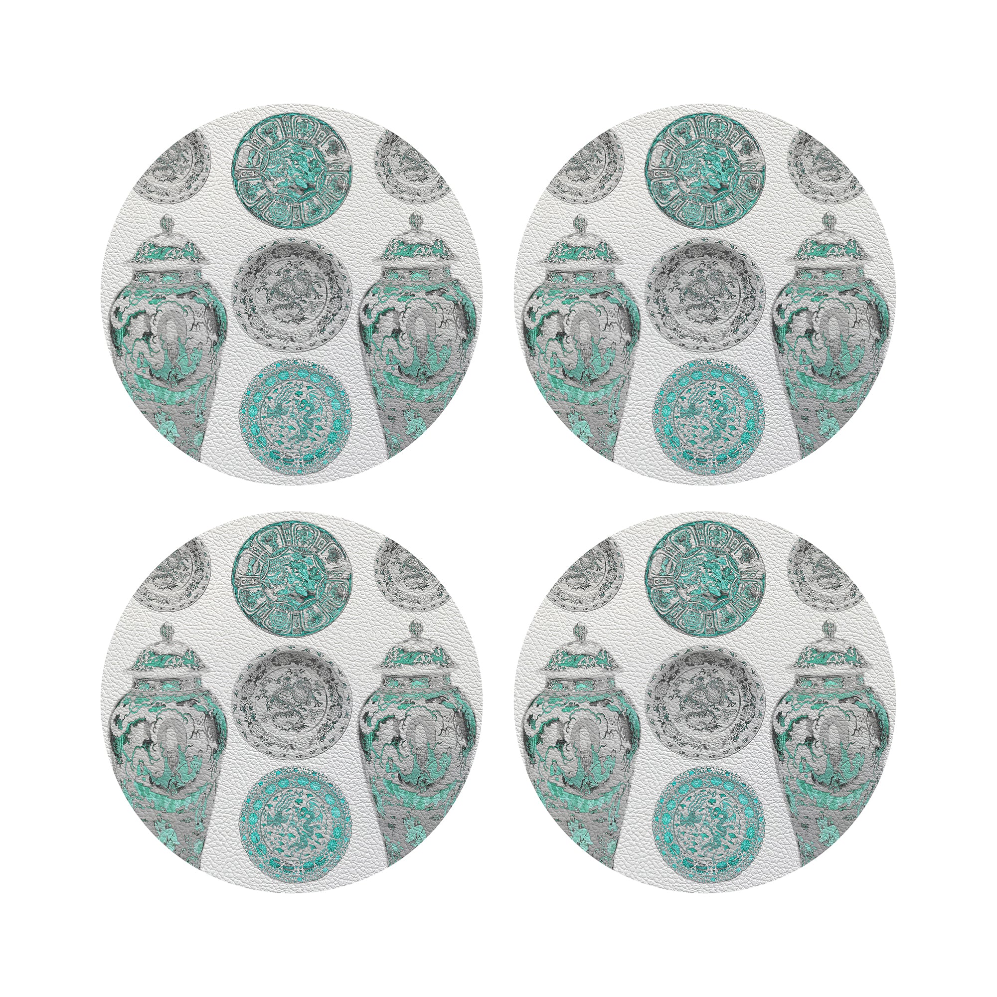 Chinois Cerulean 4" Dinner Napkins- nicolettemayer.com
