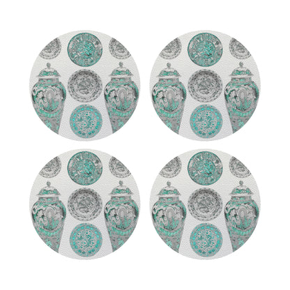 Chinois Cerulean 4" Dinner Napkins- nicolettemayer.com
