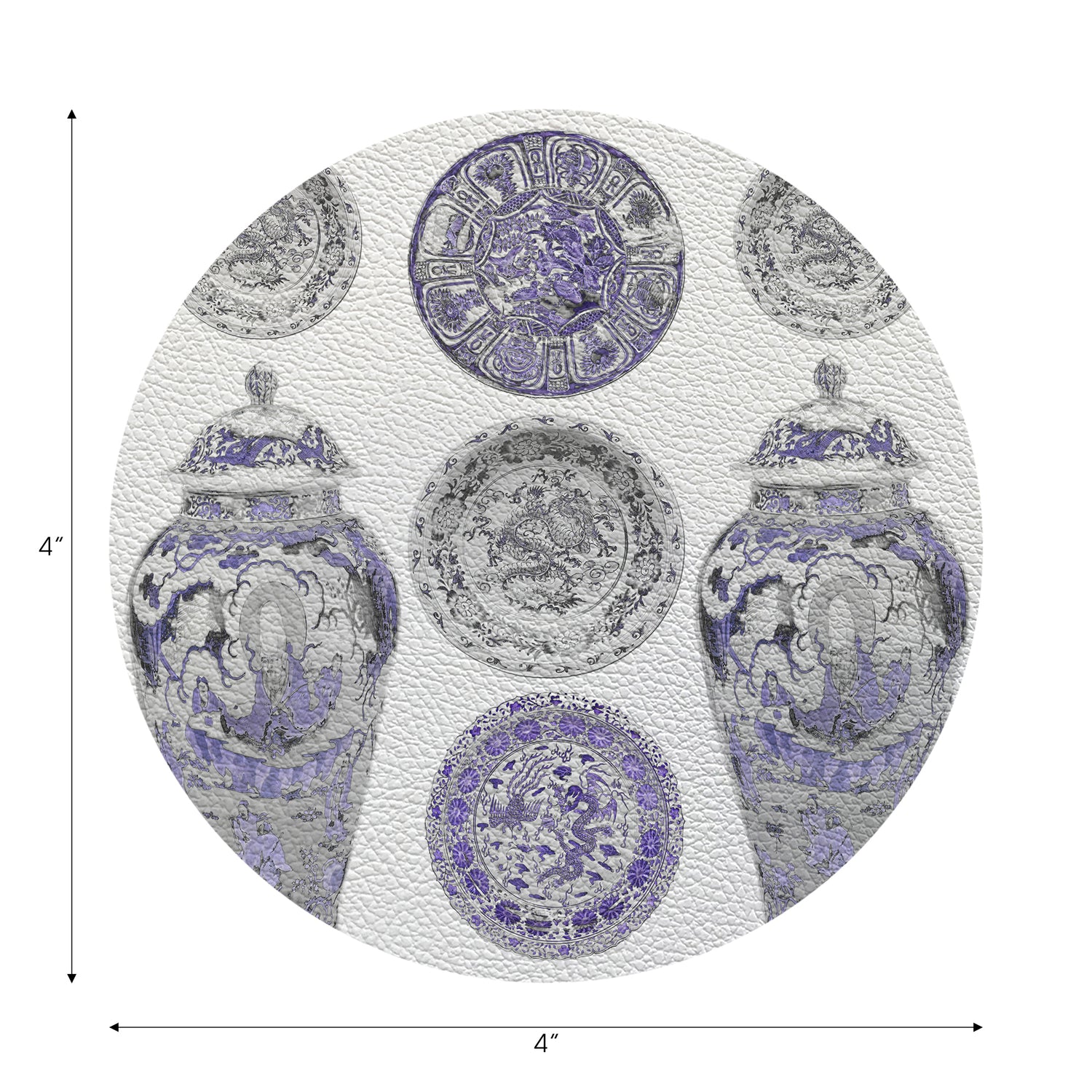 Chinois Lavender 4" Dinner Napkins- nicolettemayer.com
