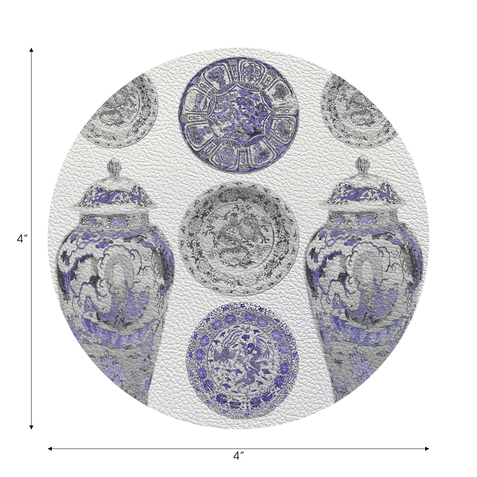 Chinois Lavender 4" Dinner Napkins- nicolettemayer.com
