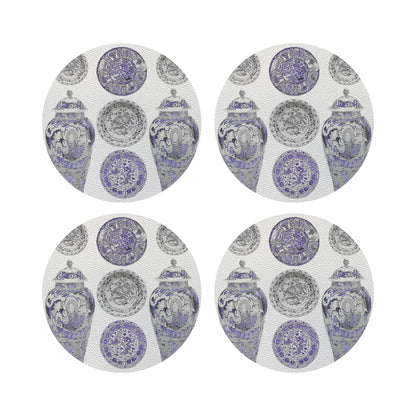 Chinois Lavender 4" Dinner Napkins- nicolettemayer.com
