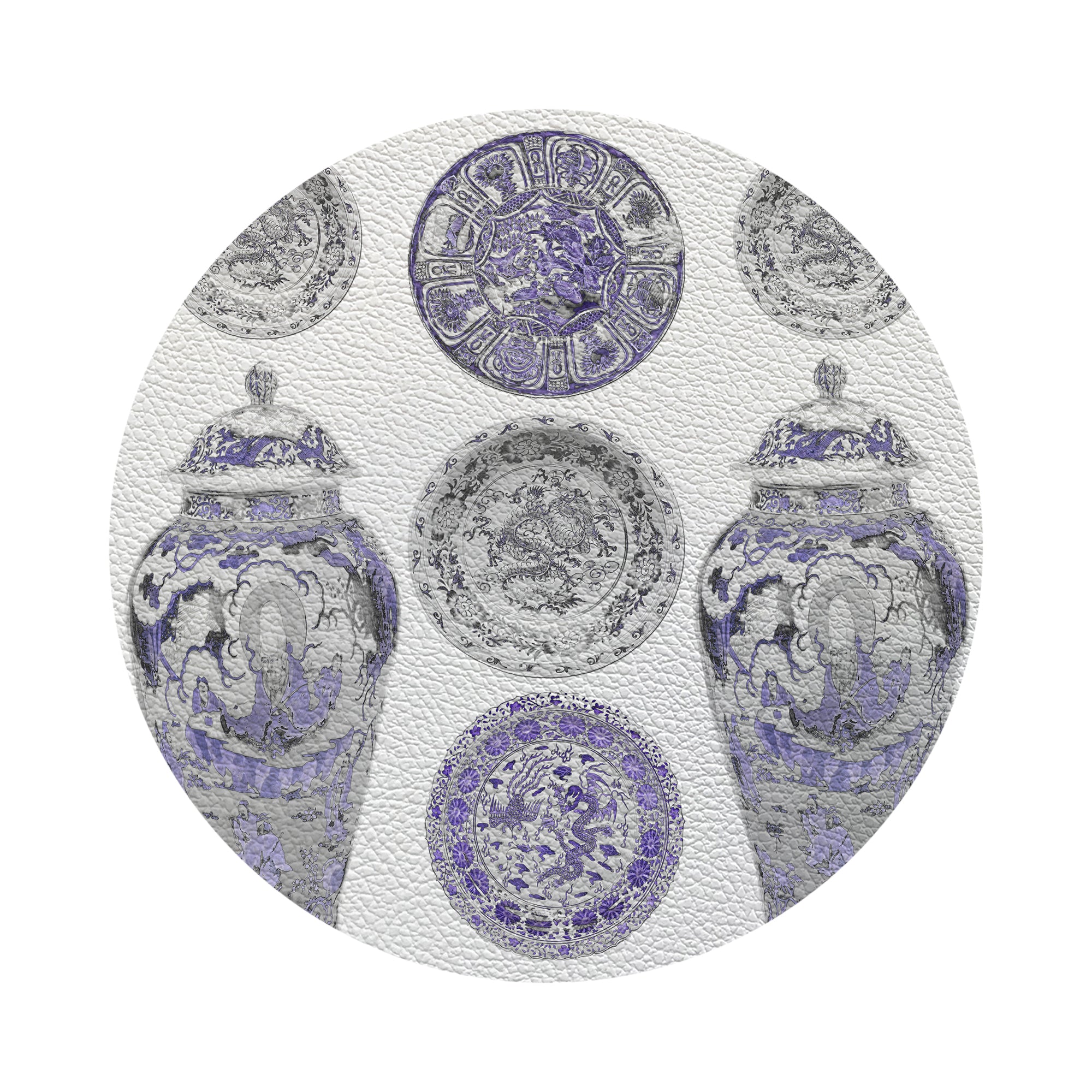 Chinois Lavender 4" Dinner Napkins- nicolettemayer.com
