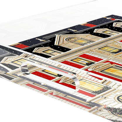 Christmas On Fifth Avenue 12X12 Acrylic Tray - nicolettemayer.com
