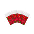 Christmas Poinsettia Cotton Sateen Dinner Napkins - nicolettemayer.com