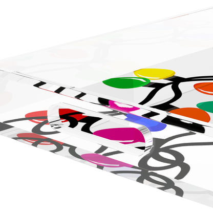 Xmas Tangle Primaries 15X15 Acrylic Tray - nicolettemayer.com
