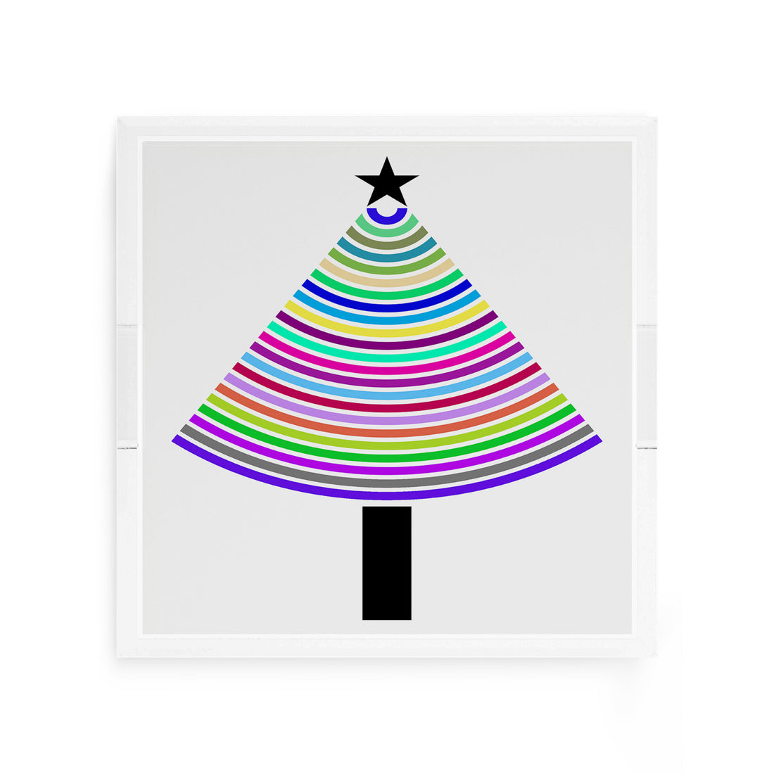 Christmas Tree Brights 12X12 Acrylic Tray - nicolettemayer.com