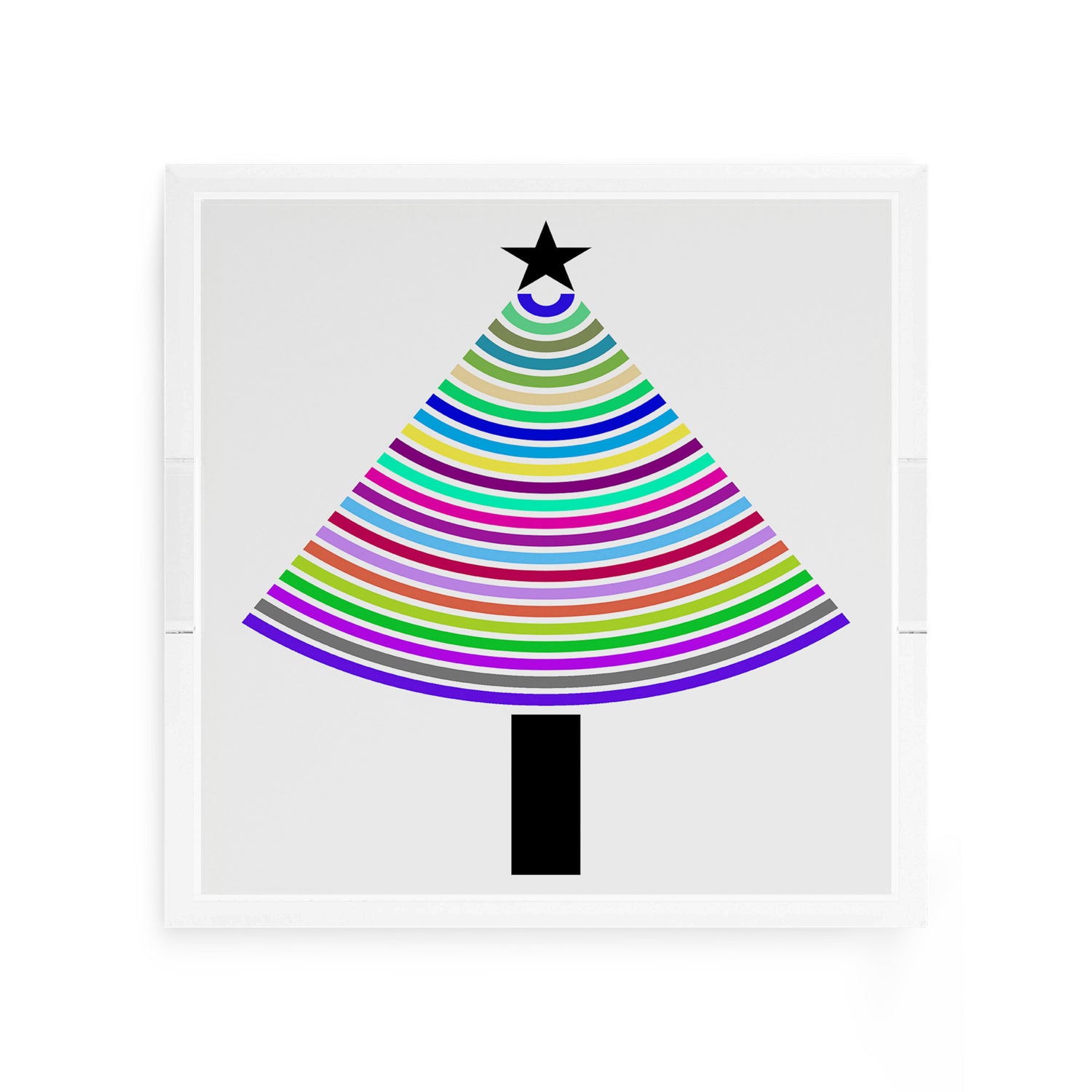 Christmas Tree Brights 12X12 Acrylic Tray - nicolettemayer.com