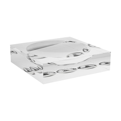 Chrome Disco Ball White Acrylic Candy Catchall Dish