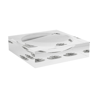 Chrome Duckies White Acrylic Candy Catchall Dish