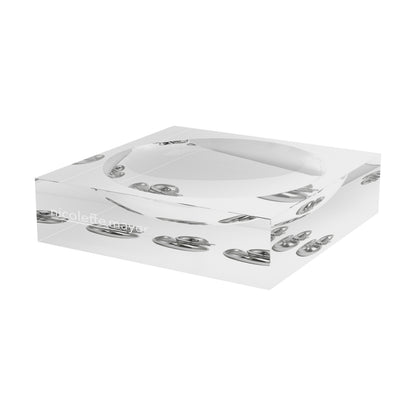 Chrome Duckies White Acrylic Candy Catchall Dish