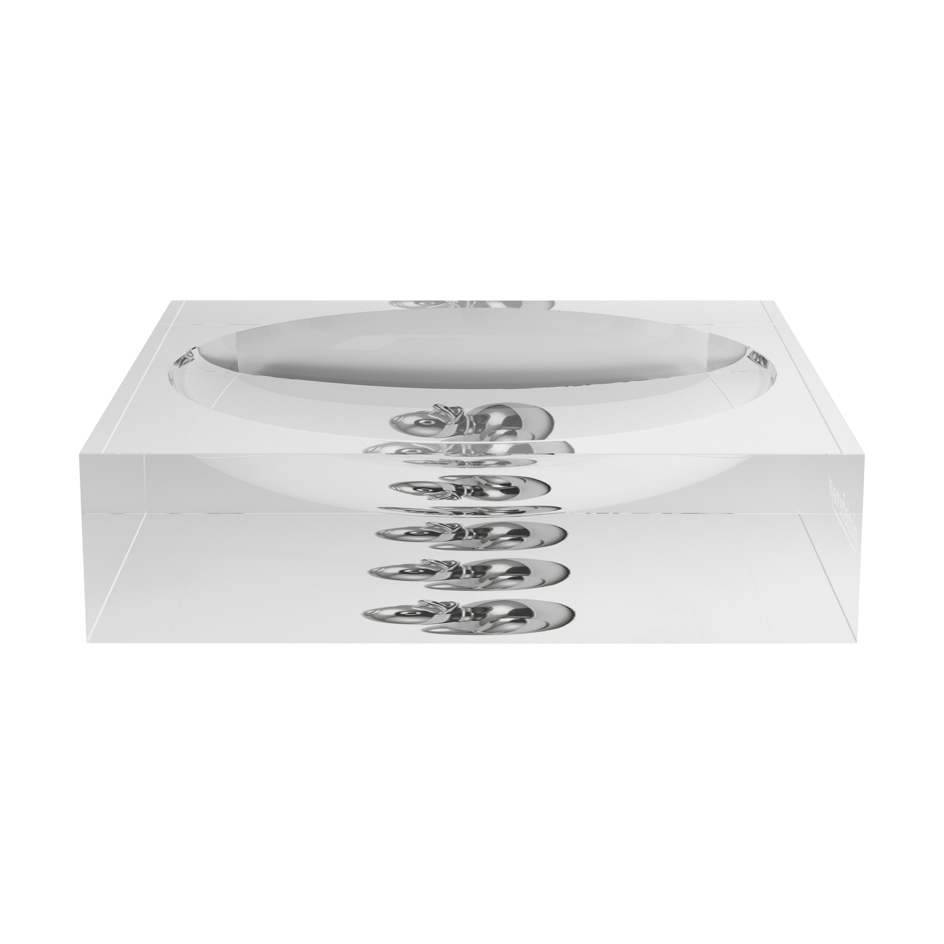 Chrome Duckies White Acrylic Candy Catchall Dish
