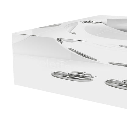 Chrome Duckies White Acrylic Candy Catchall Dish