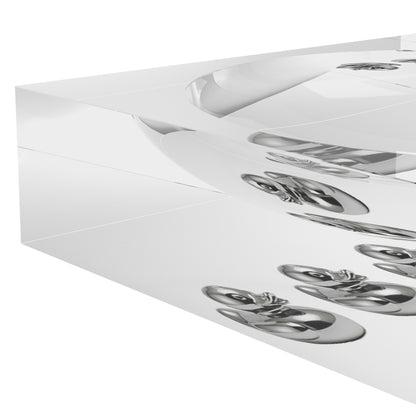 Chrome Duckies White Acrylic Candy Catchall Dish