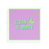Canasta Clean and Dirty Lime Lilac 12X12 Acrylic Tray - nicolettemayer.com 