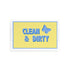 Canasta Clean and Dirty Blue Butter 12.5x7.75 Acrylic Tray - nicolettemayer.com 