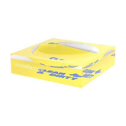 Canasta Clean And Dirty Blue Butter Candy Catchall Dish