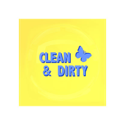 Canasta Clean And Dirty Blue Butter Candy Catchall Dish