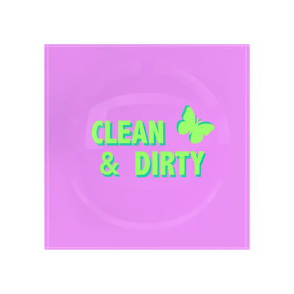 Canasta Clean And Dirty Lime Lilac Candy Catchall Dish
