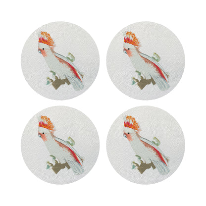 Cockatoo 16" Round Pebble Placemats - nicolettemayer.com