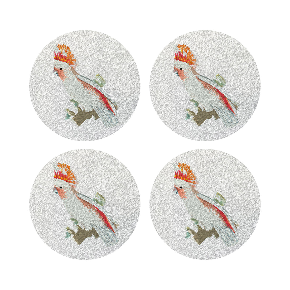 Cockatoo 4" Dinner Napkins- nicolettemayer.com
