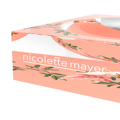 Cockatoo Paradiso Corallo  Acrylic Candy Catchall Dish
