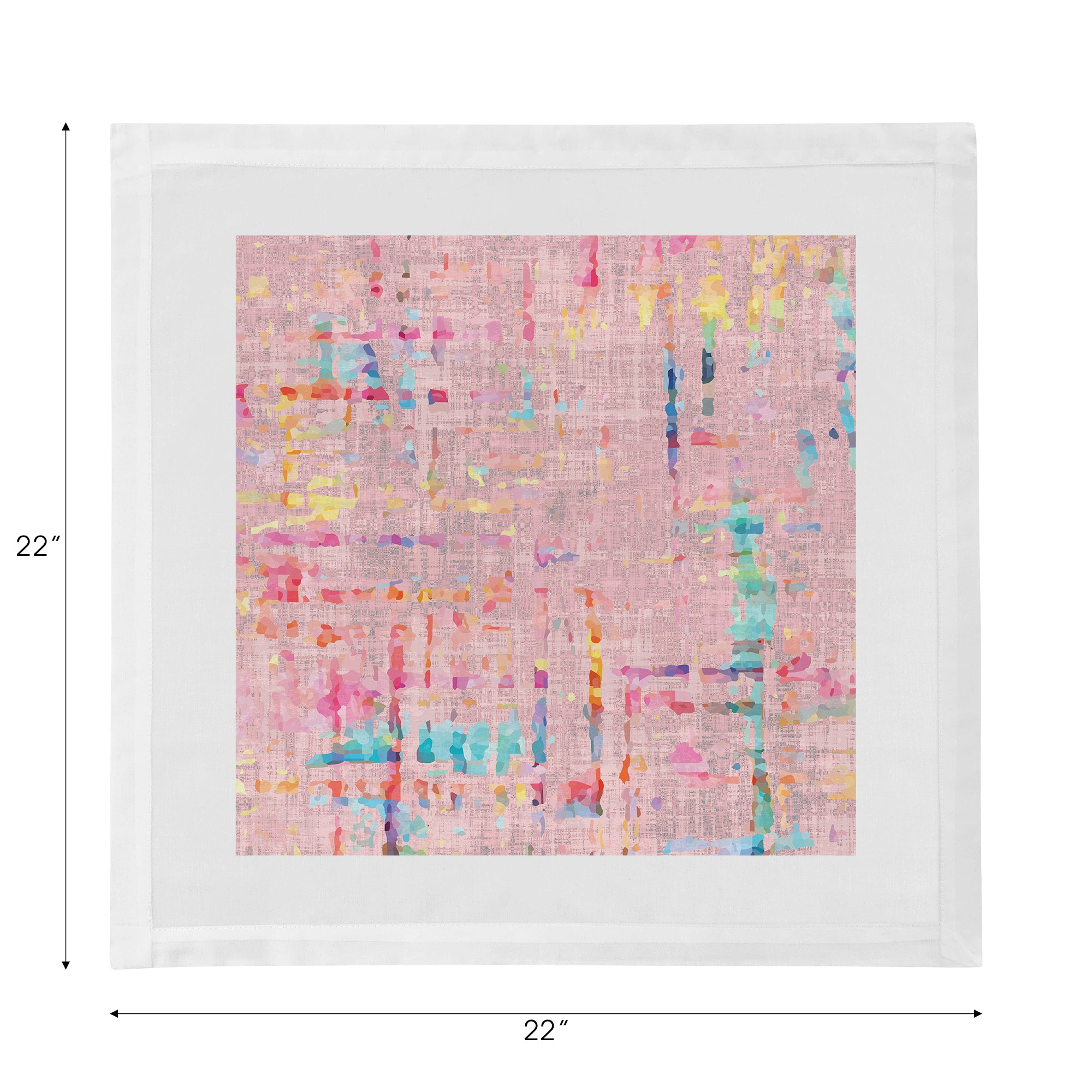 Coco Pink 22X22 Hohlsaum-Serviette
